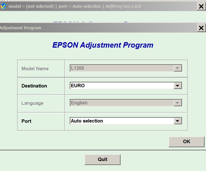 License for 1 PC for Epson <b>L1300</b> Adjustment Program unlimited full version