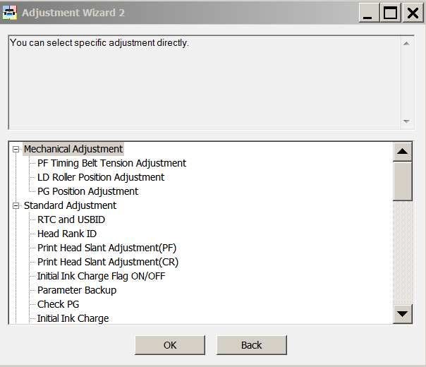 Epson <b>Pro 3800</b> Service Adjustment Program