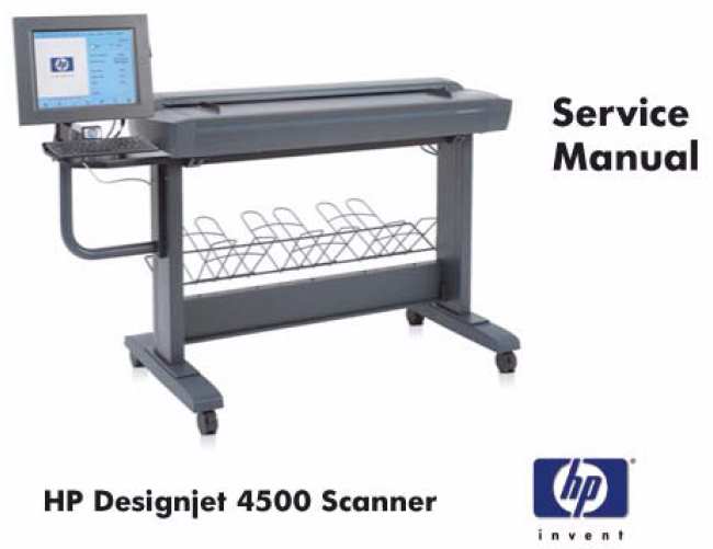 HP Designjet 4500 Scanner Service Manual,  Parts  and Diagrams