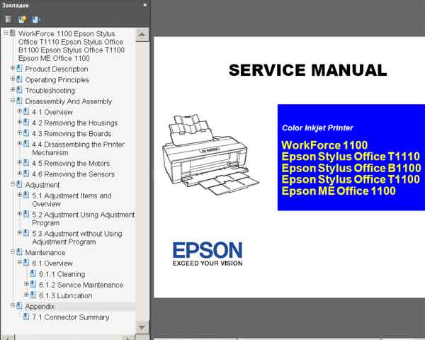 Epson me 101 resetter adjustment program