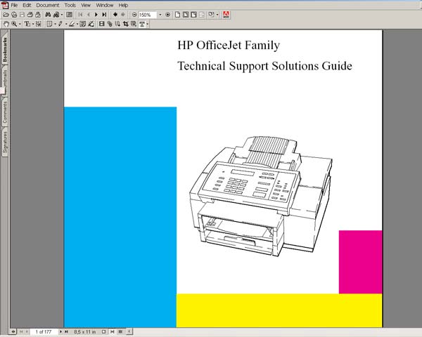 HP OfficeJet Family <br> Technical Solutions Support Guide