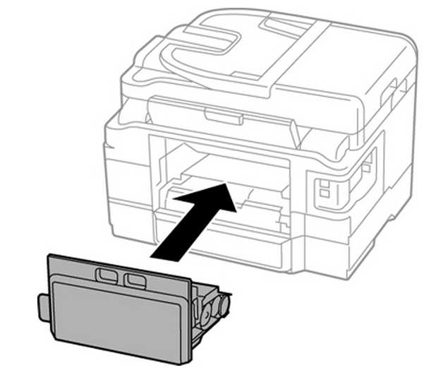 Epson WF-3620, WF-3640 Maintenance Box replacement