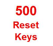 500 Reset Keys