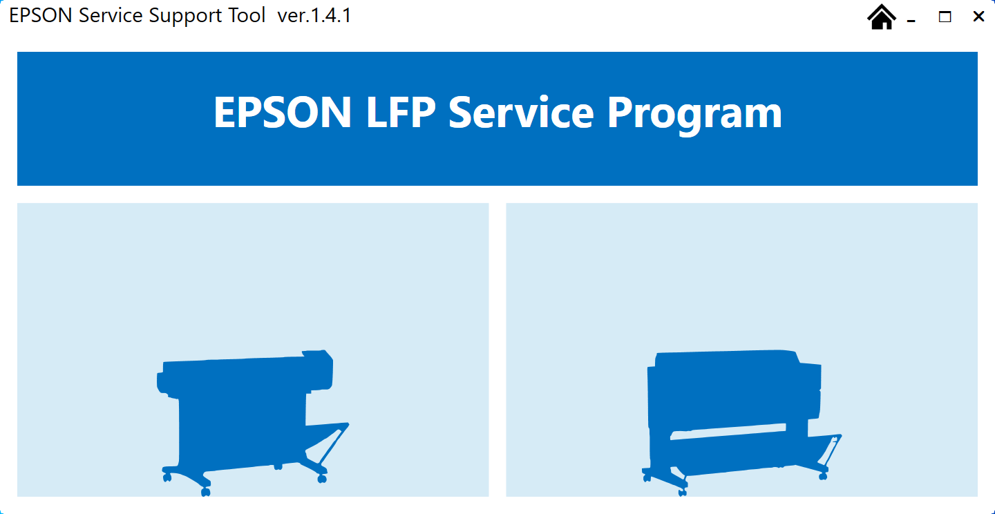 License for 1 PC for Epson <b> SC-T3100, SC-T3400, SC-T3450, SC-T5100, SC-T5400, SC-T5450, SC-F500, SC-F570, SC-F600  Series</b> EPTool version 1.4.1 - Adjustment  Program