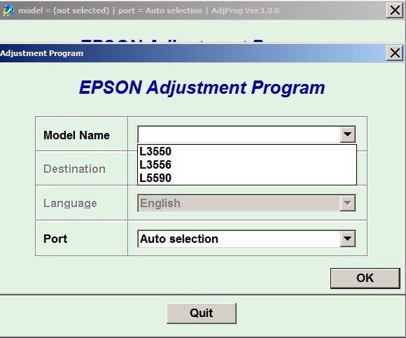 Epson <b>L3550, L3556, L5590</b> (ESP) Ver.1.0.0 Service Adjustment Program  No Limited <font color=red>New!</font>