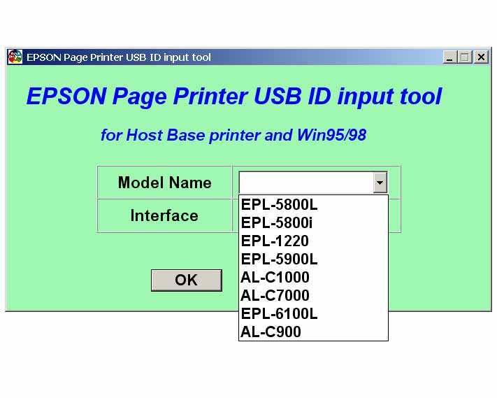 Epson AL-C900, 1000, 7000, EPL1220, 5800L, 5900L Printers<br> Service Program