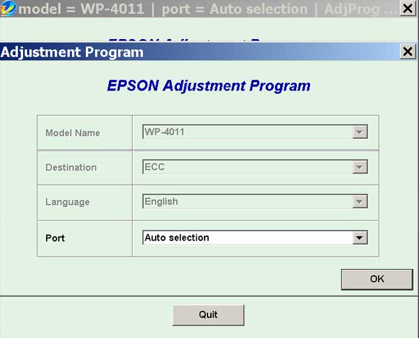 Epson <b>WorkForce WP-4011</b> (ECC China) Ver.1.0.4 Service Adjustment Program  <font color=red>New!</font>