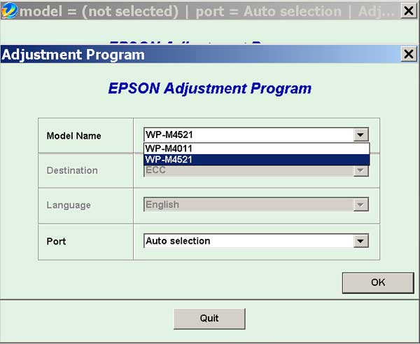 Epson <b>WorkForce WP-M4011, WP-M4521</b> (ECC China) Ver.1.0.4 Service Adjustment Program  <font color=red>New!</font>