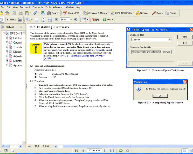 ! Epson FirmWare <b>UPDATE Tool</b> - service tool to update wide format printers firmware <font color=red>New!</font>