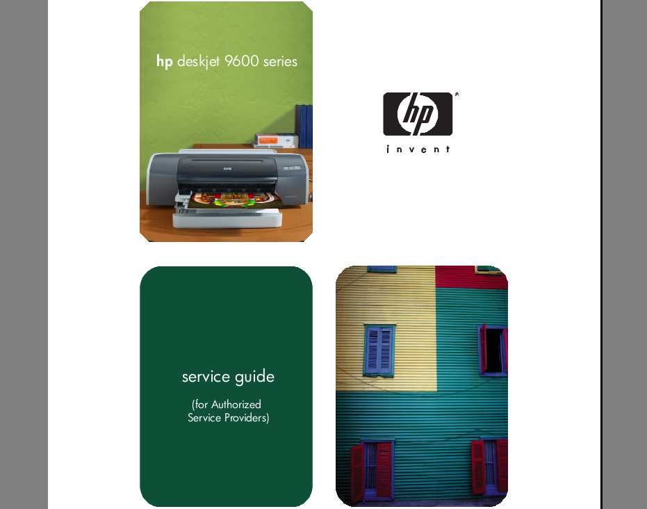 HP DeskJet 9600 Series Printer Service Manual