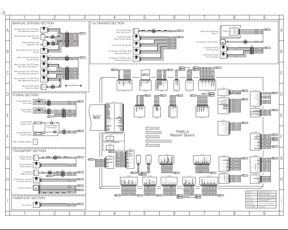 Konica Minolta Di3510, Di3510f Wiring Diagram