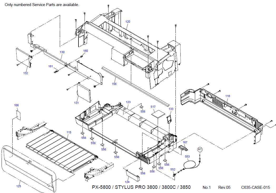 Epson Stylus Pro 3800, 3850  printers Parts List  <font color=red>New!</font>