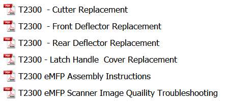 HP Designjet T2300 eMFP Series Printers scanner, cutter Service Manual, Assembly instructions
